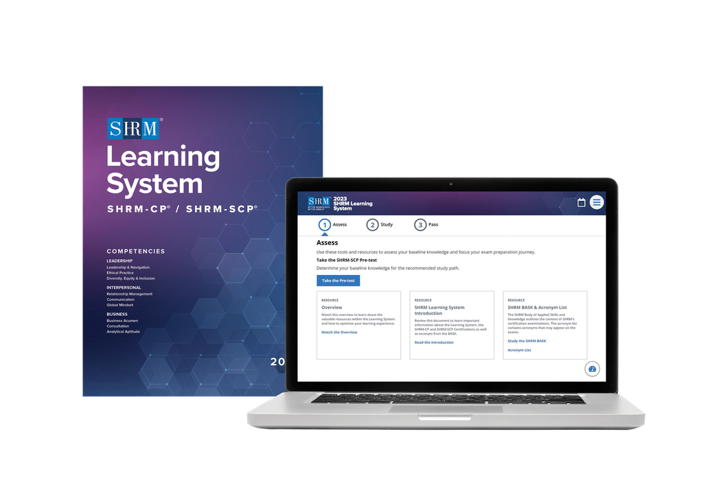 SHRM Learning System® for SHRM-CP/SHRM-SCP Online with Print