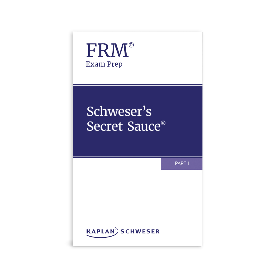 FRM Part 1 Secret Sauce® - Online