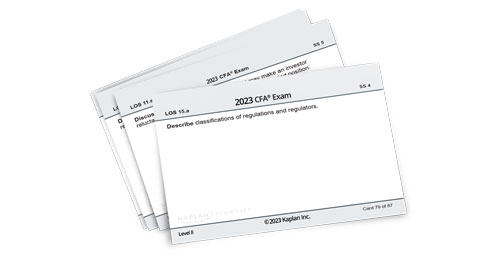 Schweser Level II CFA® Flashcards Set