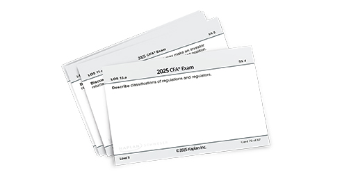 Schweser Level II CFA® Flashcards Set